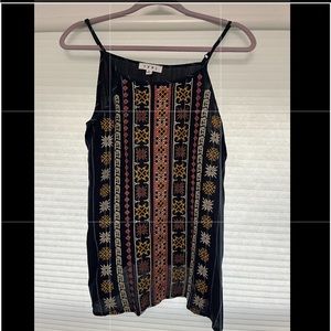 THML embroidered swing tank